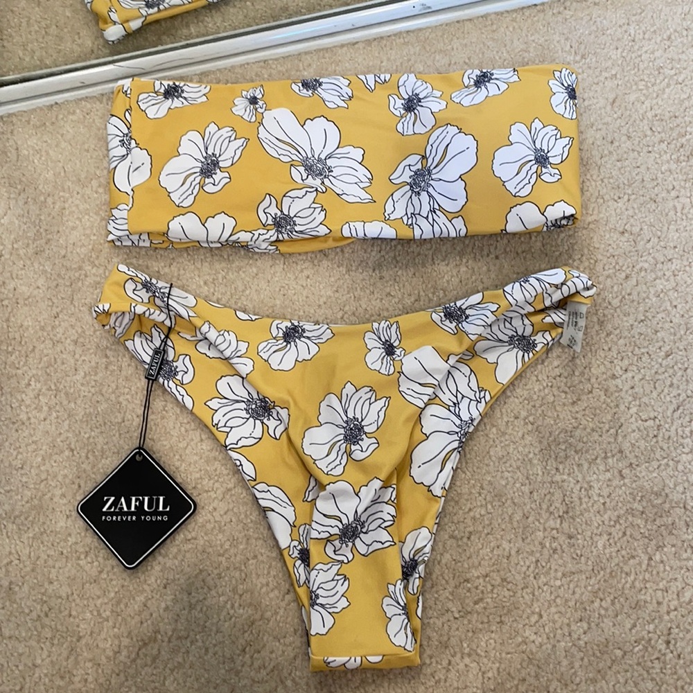 Yellow Flower Bikini